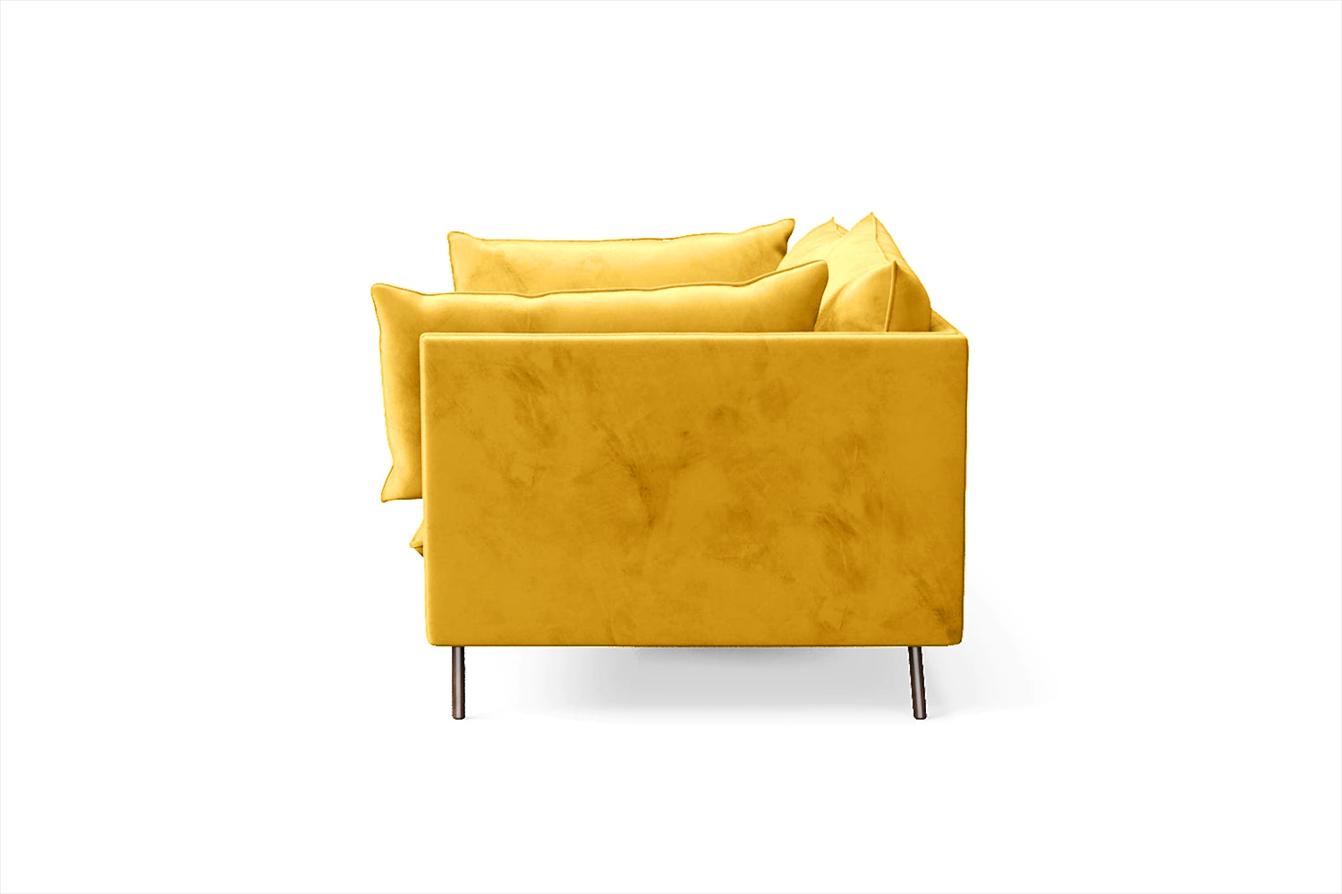 Pistoia 3 Seater Sofa Yellow Velvet