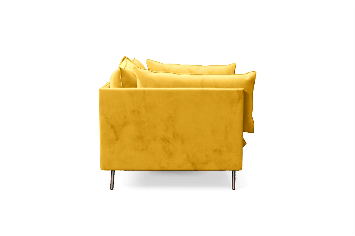 Pistoia 3 Seater Sofa Yellow Velvet