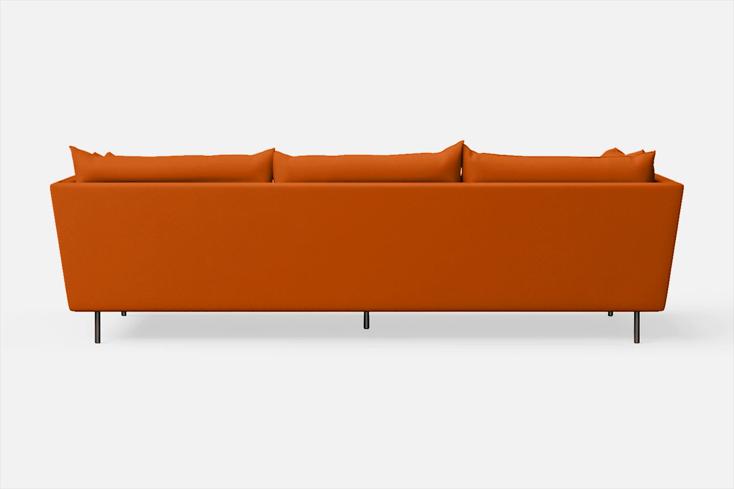 Pistoia 4 Seater Sofa Orange Leather