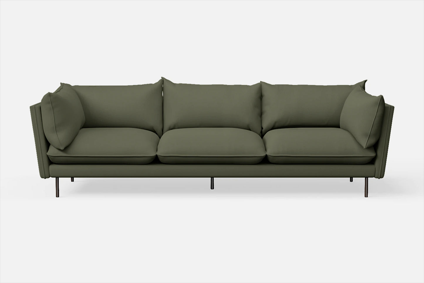 Pistoia 4 Seater Sofa Sage Leather