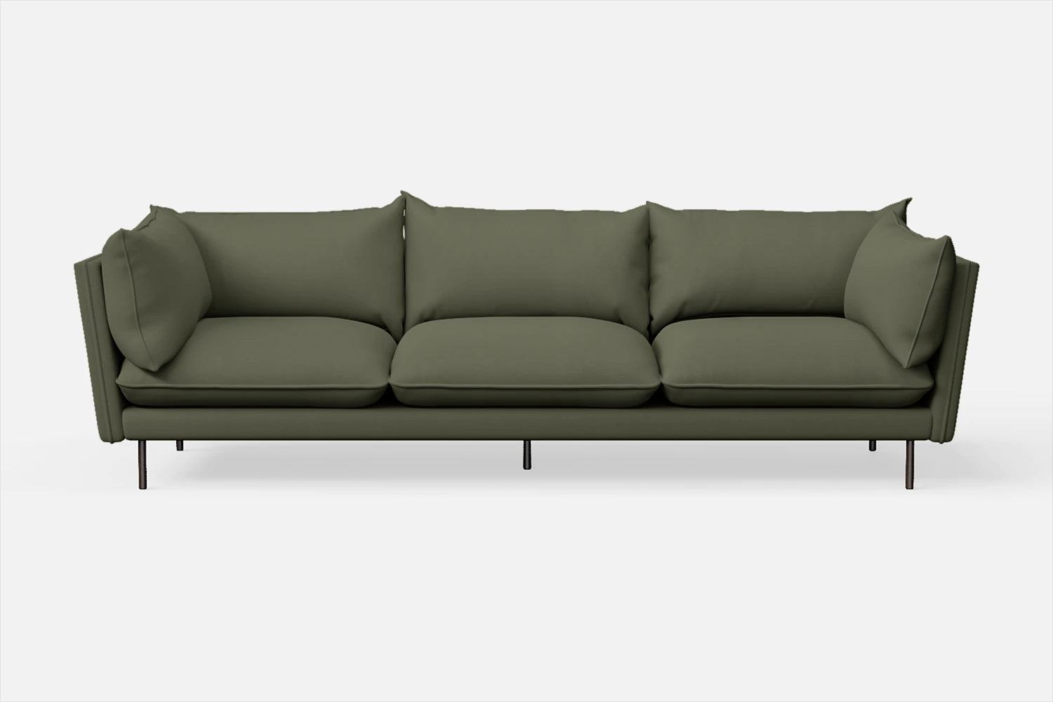 Pistoia 4 Seater Sofa Sage Leather