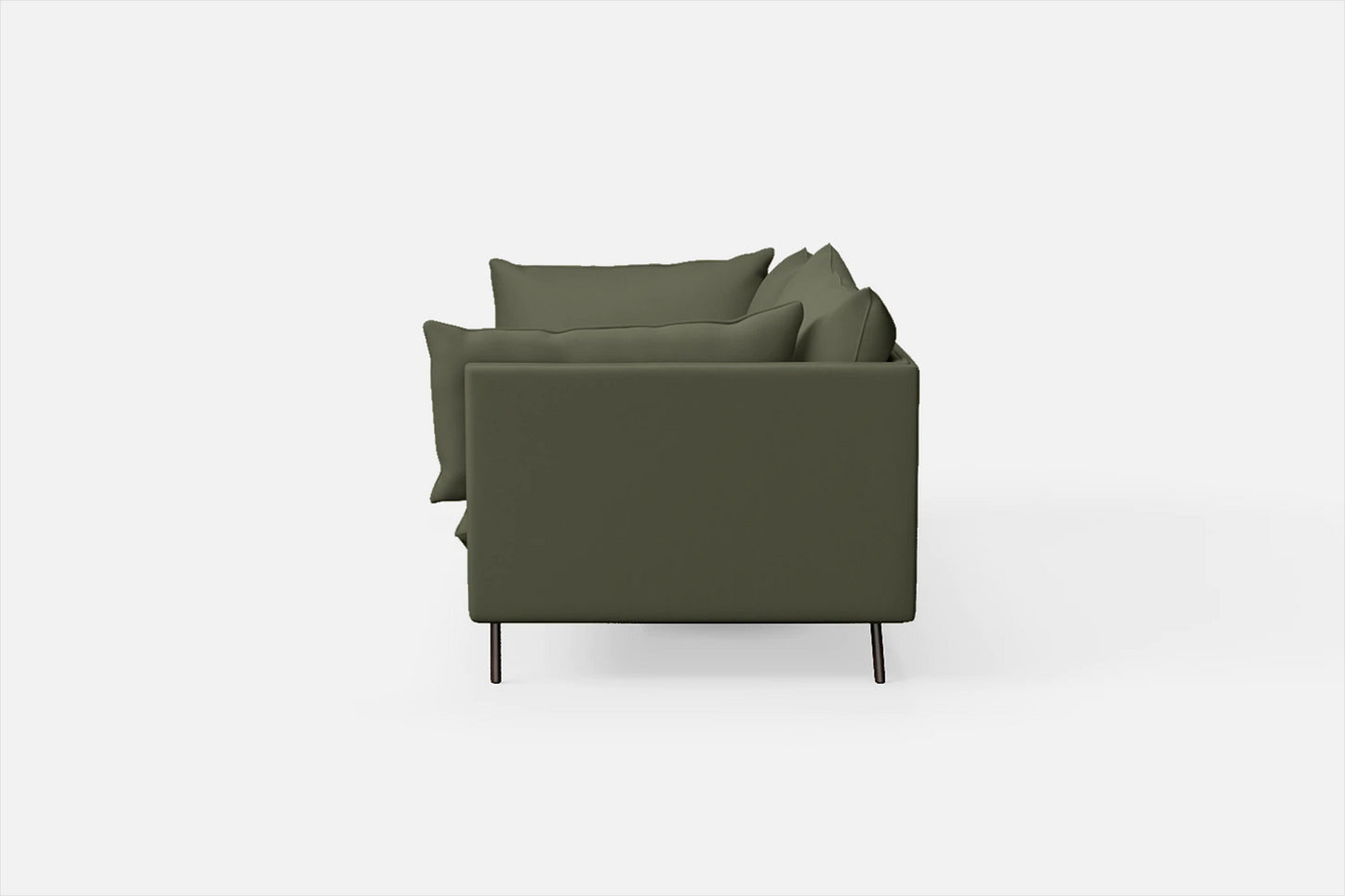 Pistoia 4 Seater Sofa Sage Leather