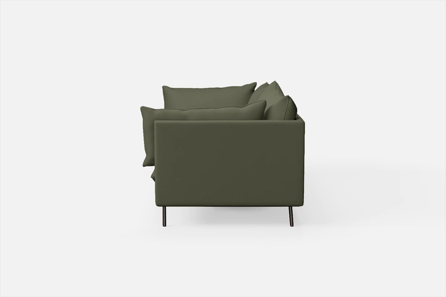 Pistoia 4 Seater Sofa Sage Leather