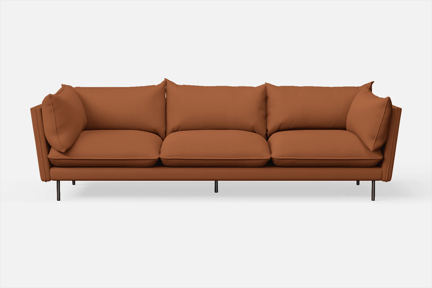 Pistoia 4 Seater Sofa Tan Brown Leather