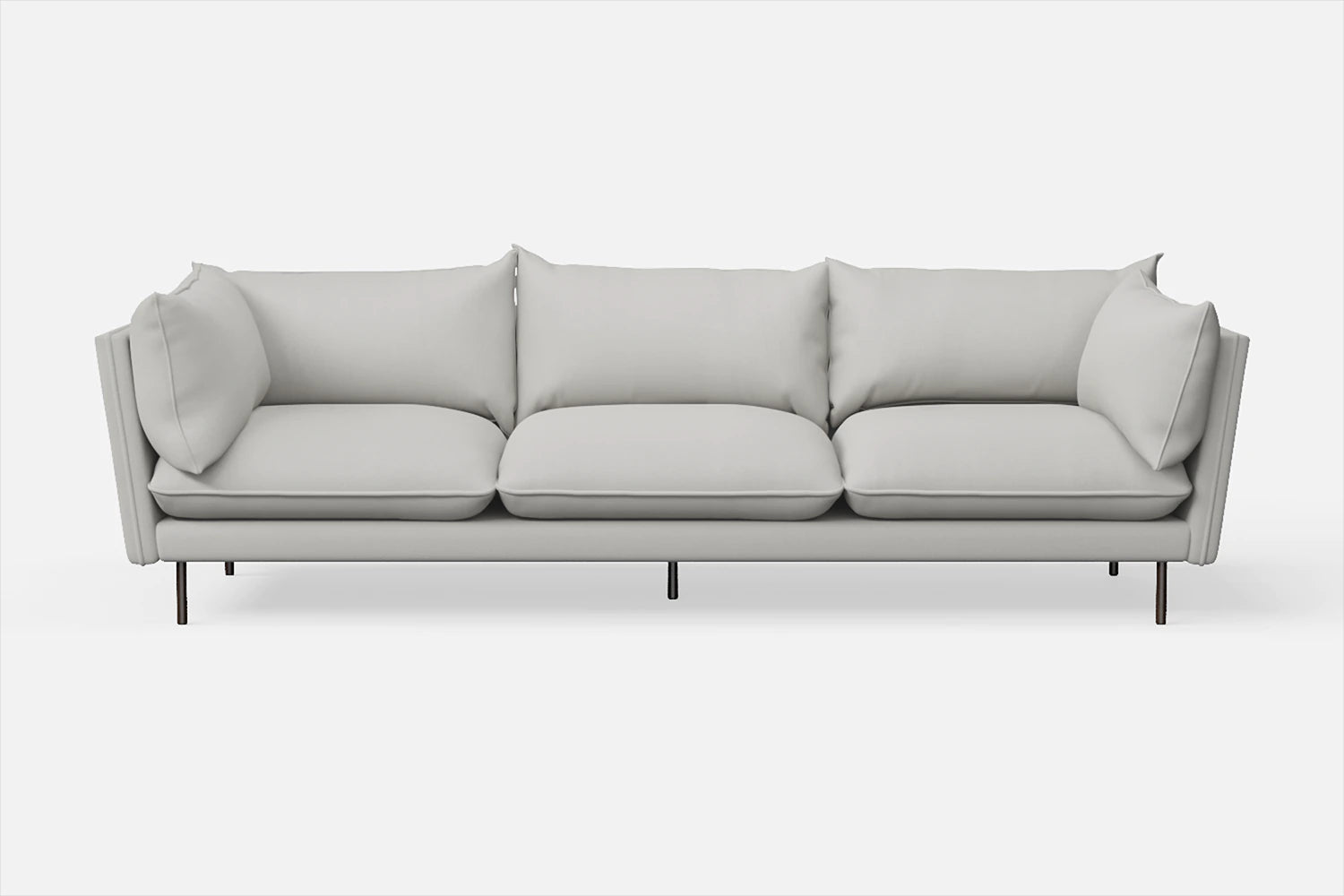 Pistoia 4 Seater Sofa White Leather