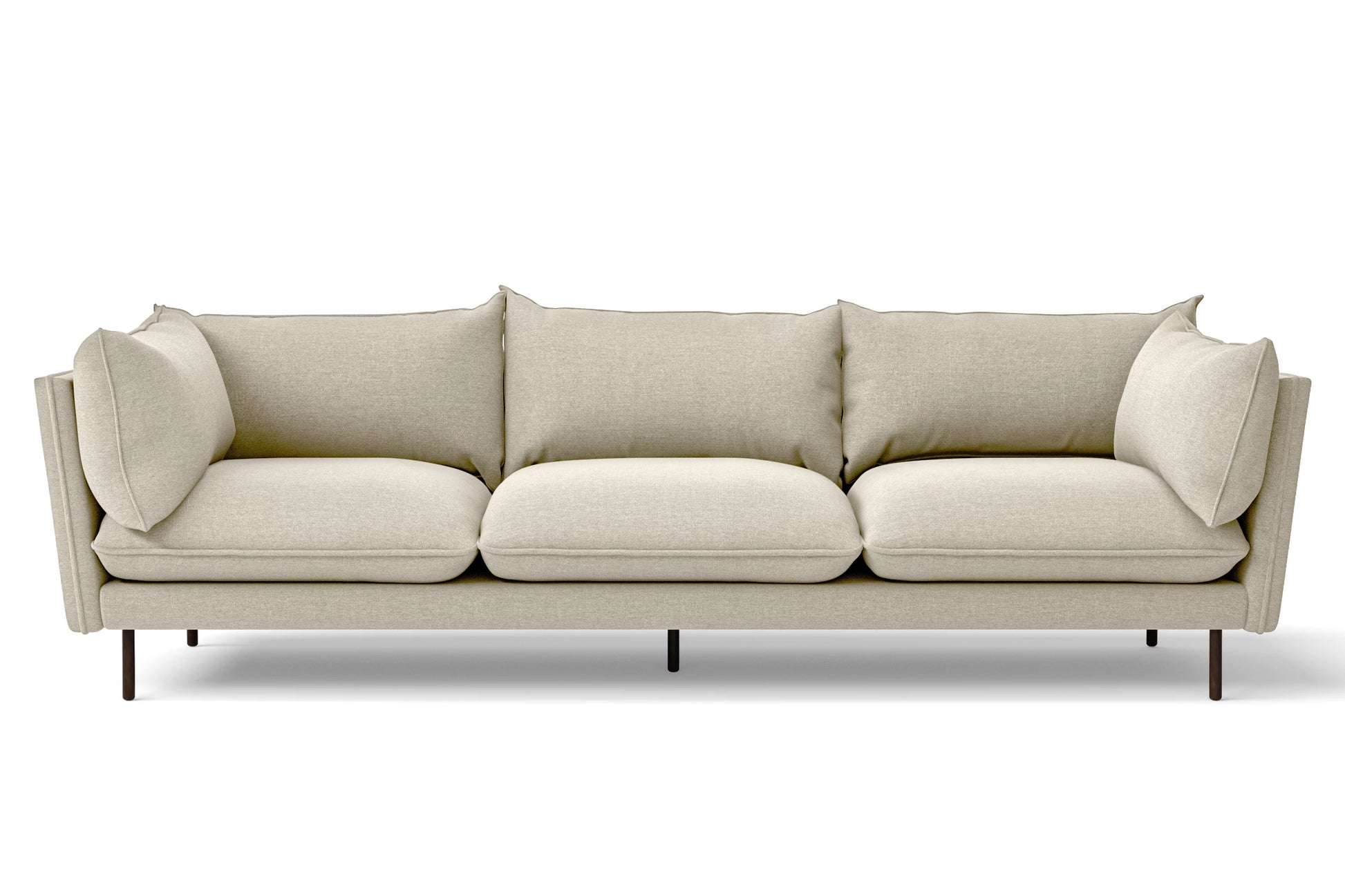 Pistoia 4 Seater Sofa Cream Linen Fabric