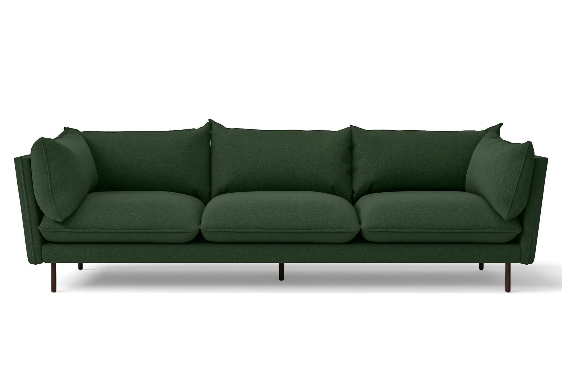 Pistoia 4 Seater Sofa Forest Green Linen Fabric