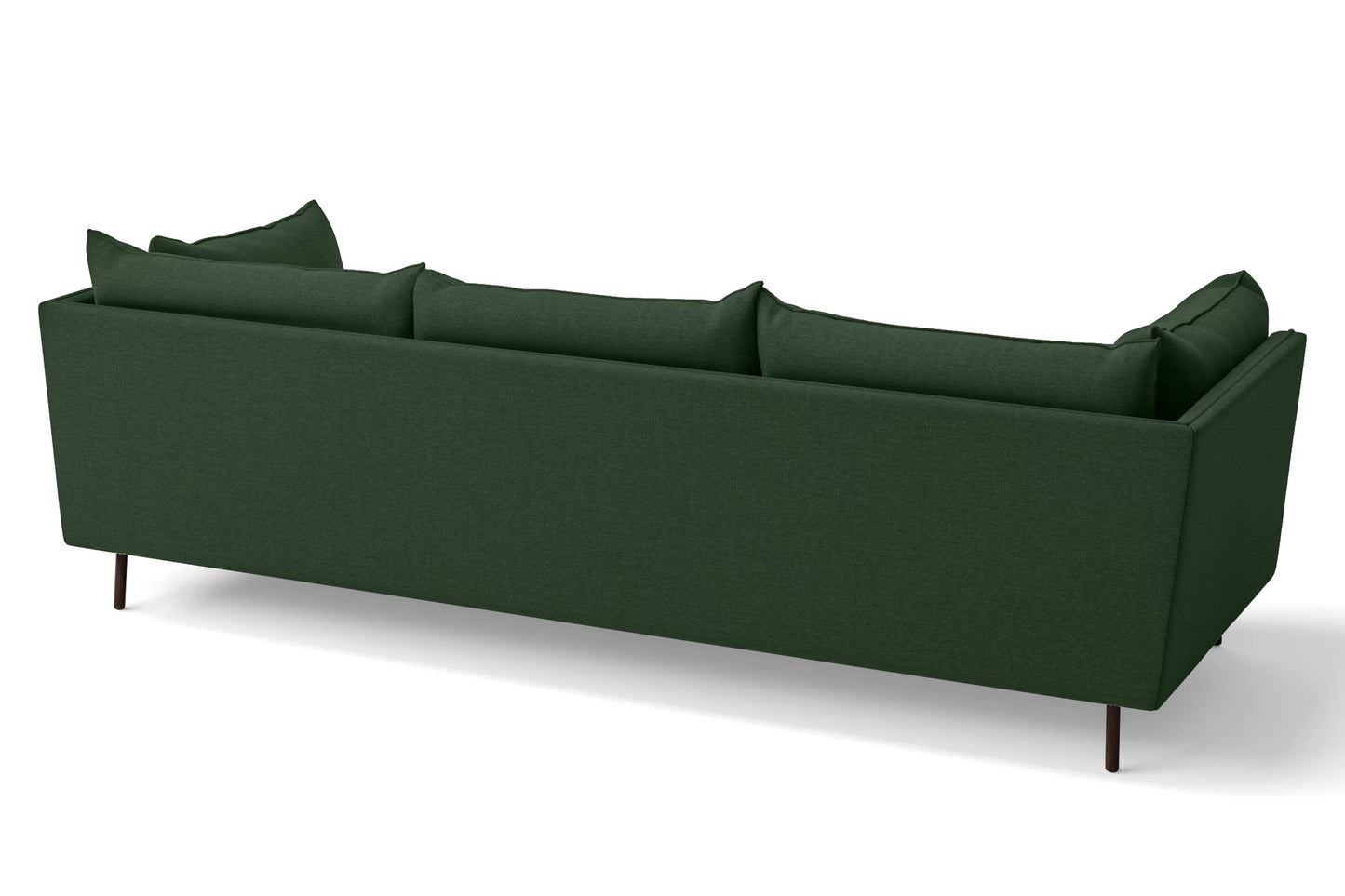 Pistoia 4 Seater Sofa Forest Green Linen Fabric