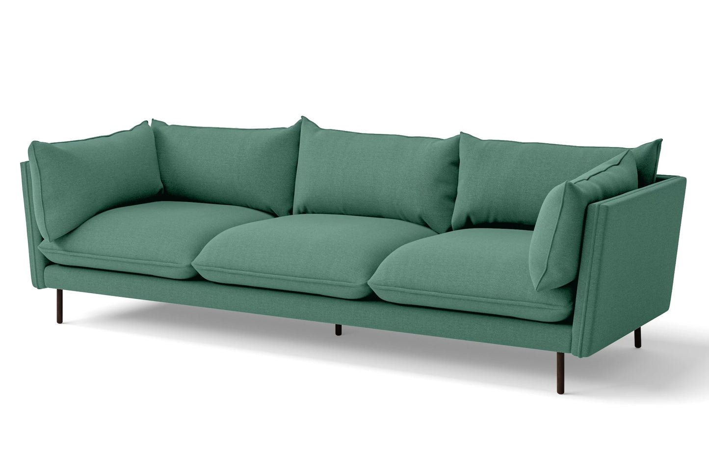 Pistoia 4 Seater Sofa Mint Green Linen Fabric