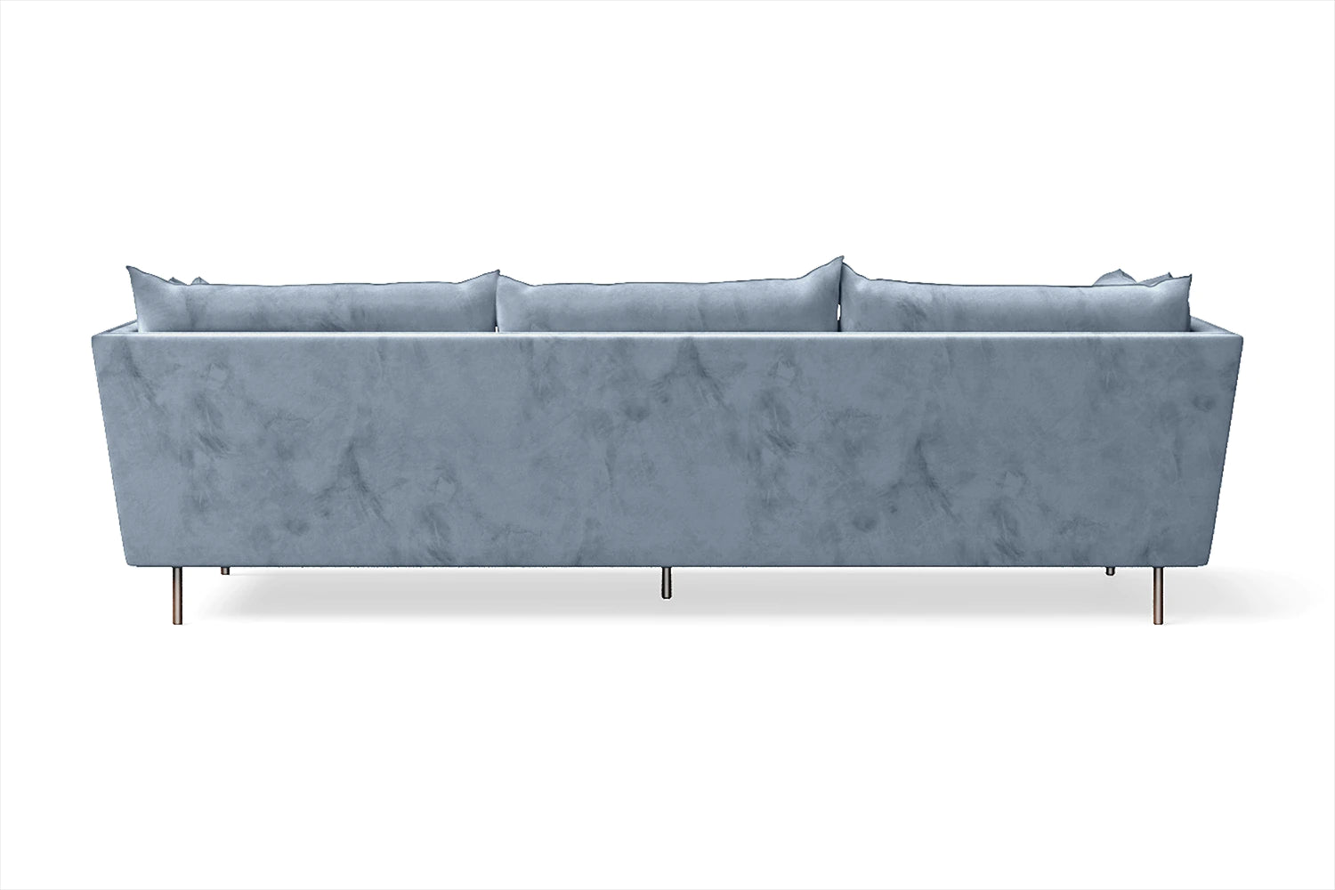 Pistoia 4 Seater Sofa Baby Blue Velvet