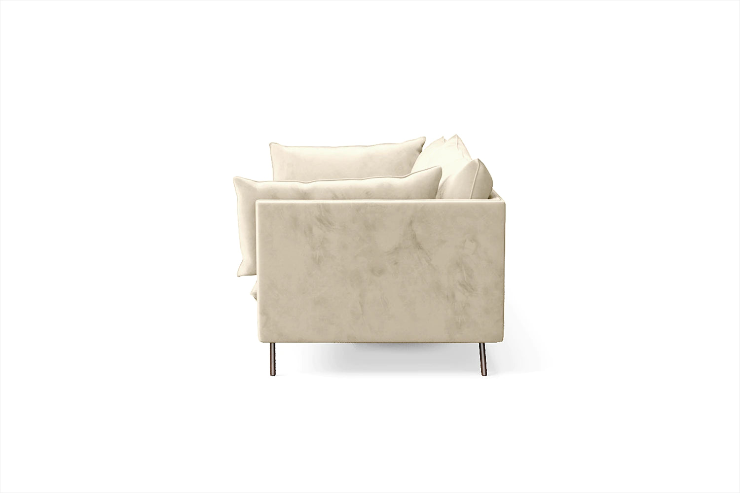 Pistoia 4 Seater Sofa Cream Velvet