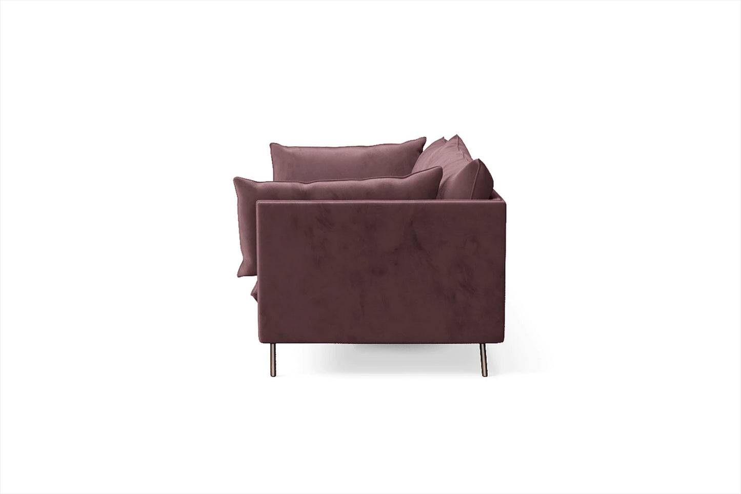 Pistoia 4 Seater Sofa Grape Velvet