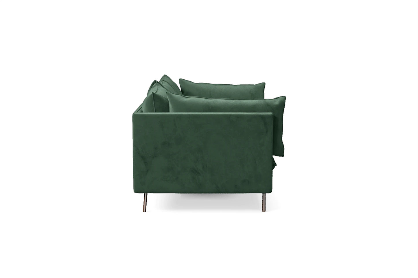 Pistoia 4 Seater Sofa Green Velvet