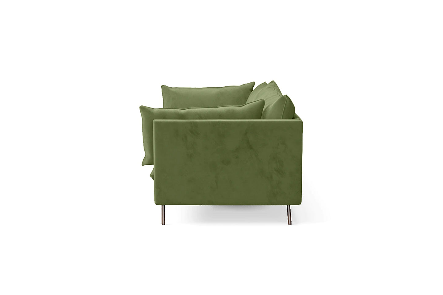 Pistoia 4 Seater Sofa Lime Velvet