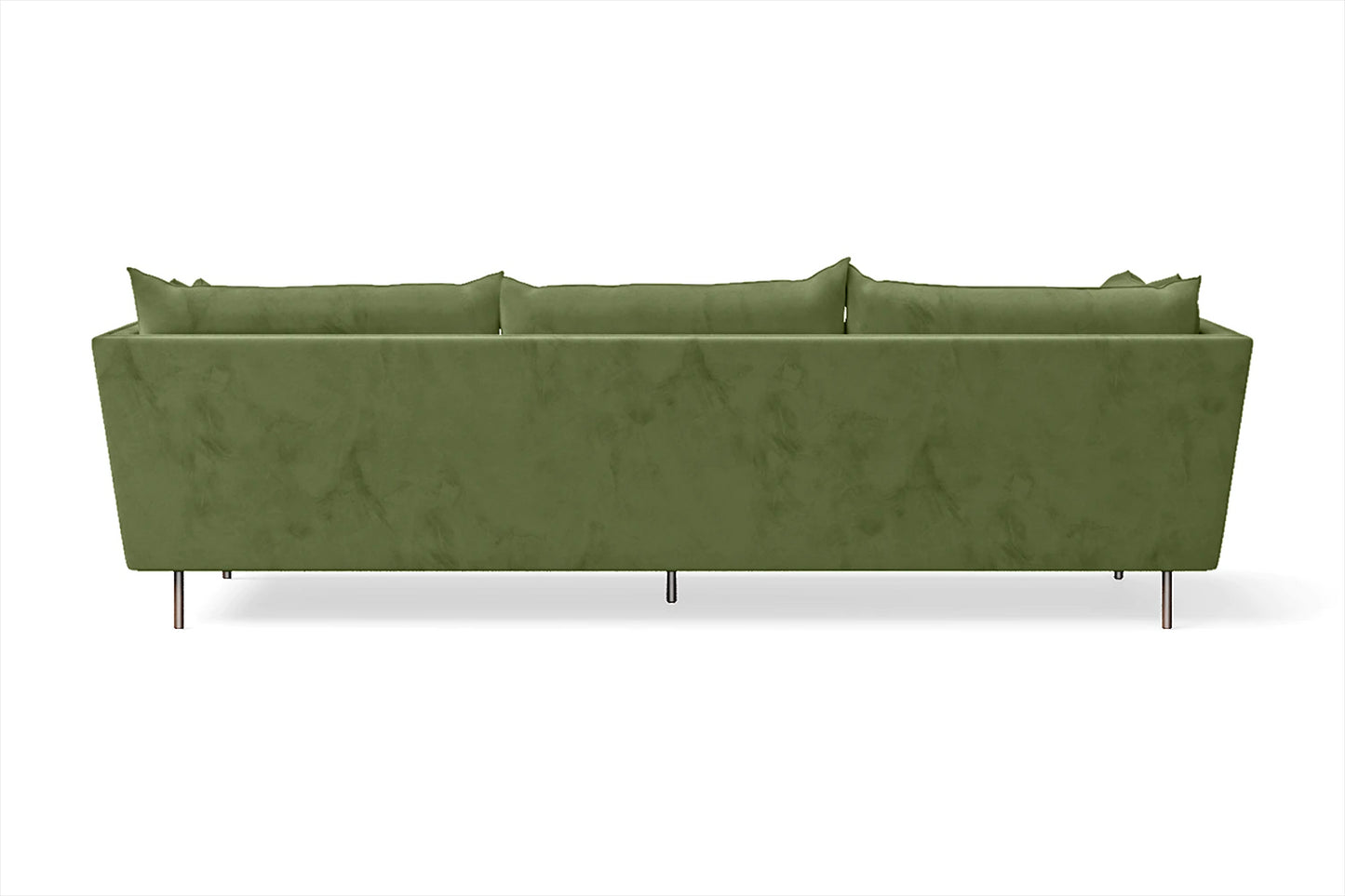 Pistoia 4 Seater Sofa Lime Velvet