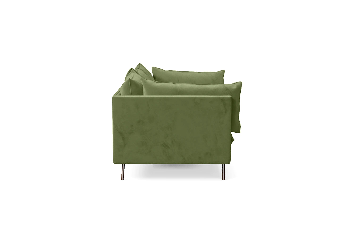 Pistoia 4 Seater Sofa Lime Velvet