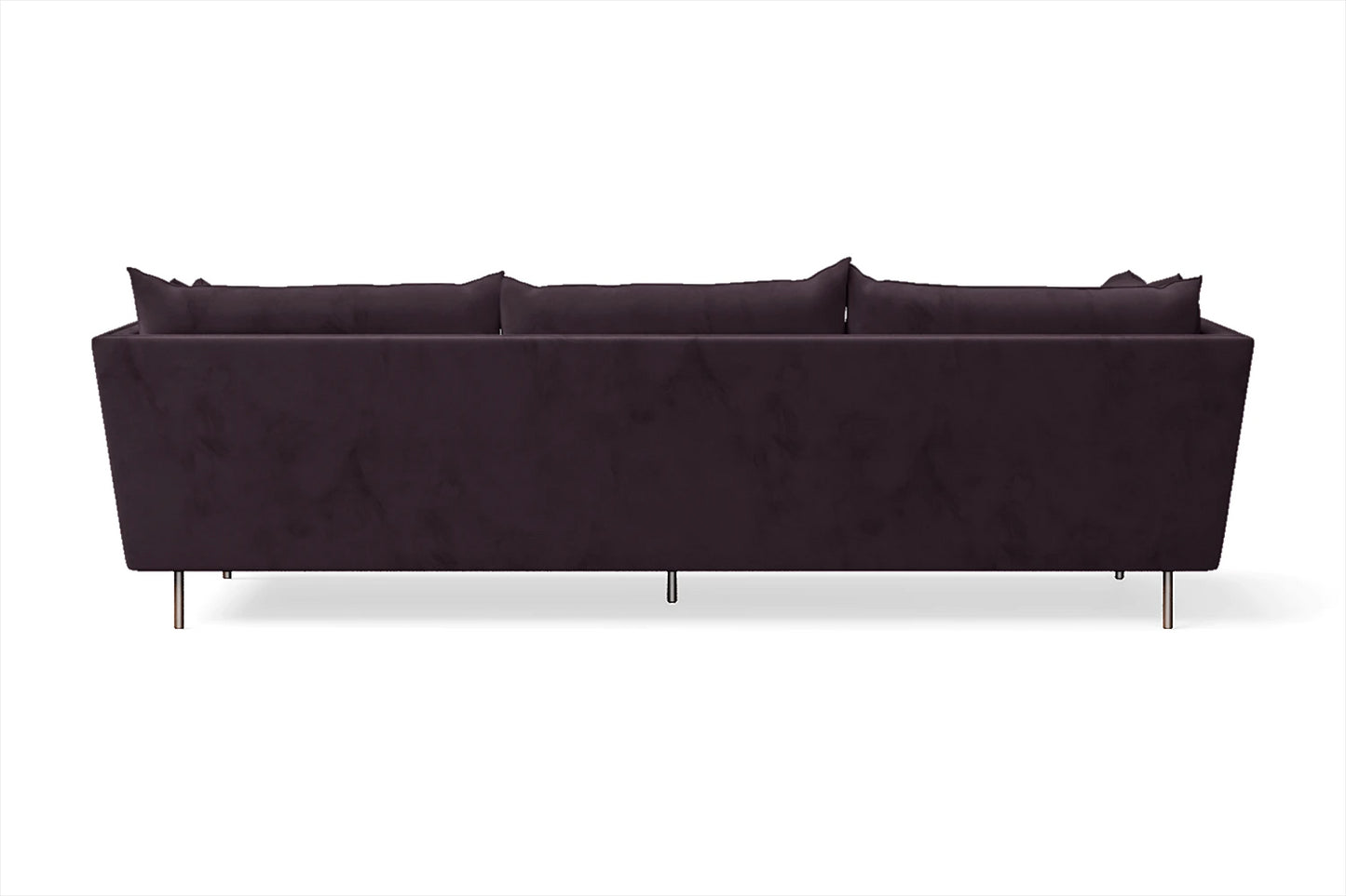 Pistoia 4 Seater Sofa Purple Velvet