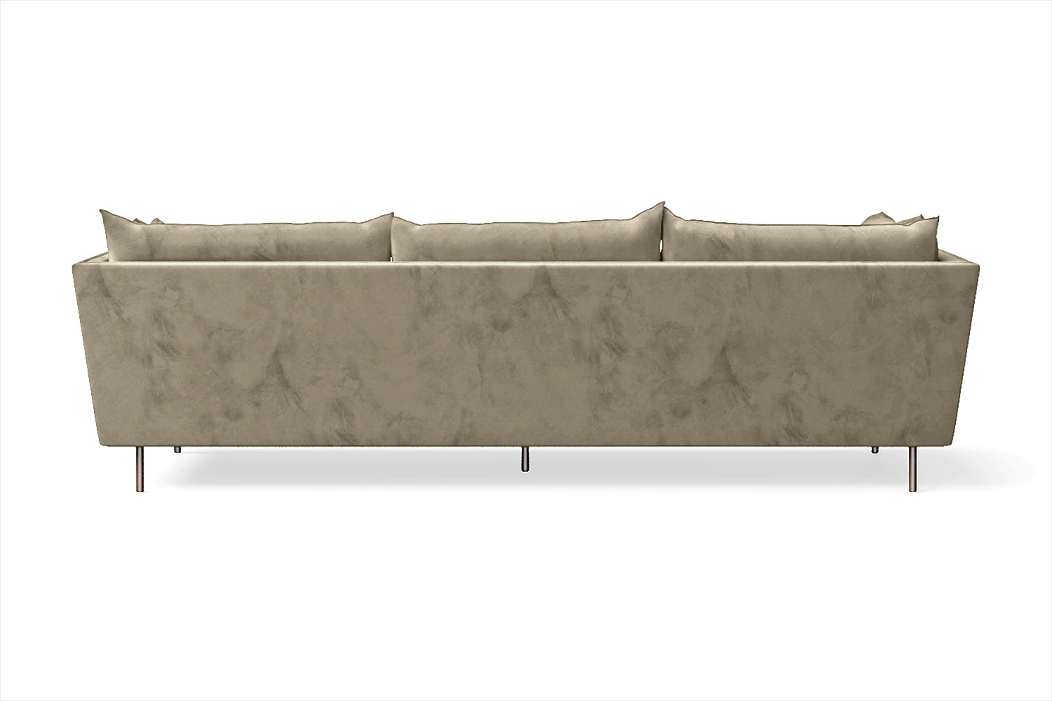 Pistoia 4 Seater Sofa Sand Velvet