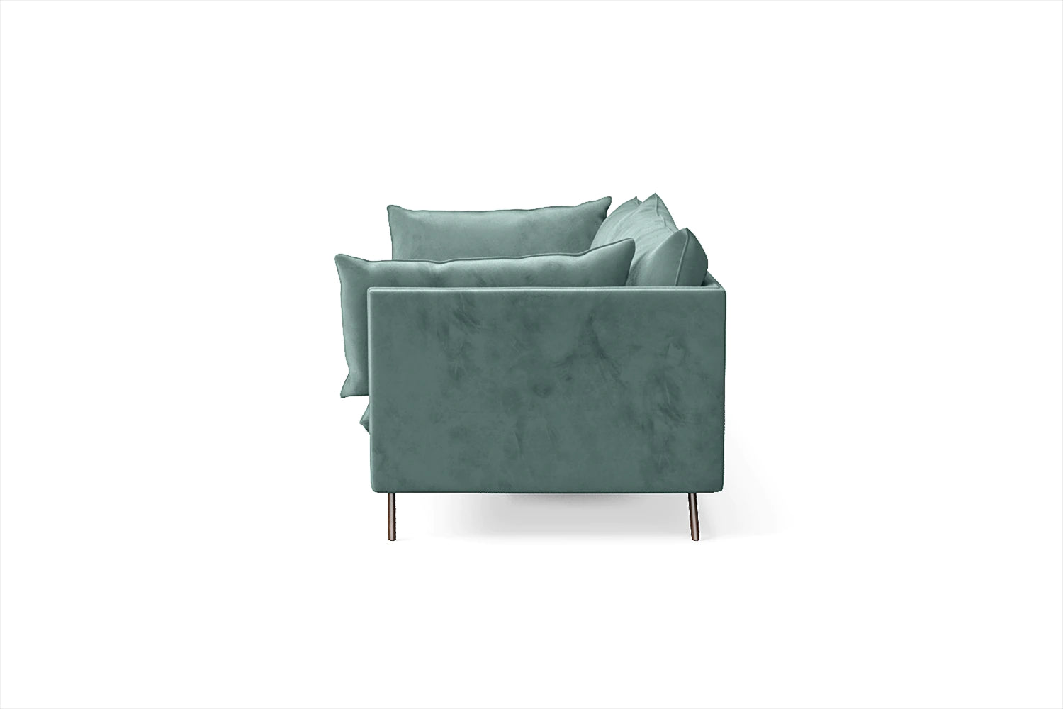 Pistoia 4 Seater Sofa Teal Velvet