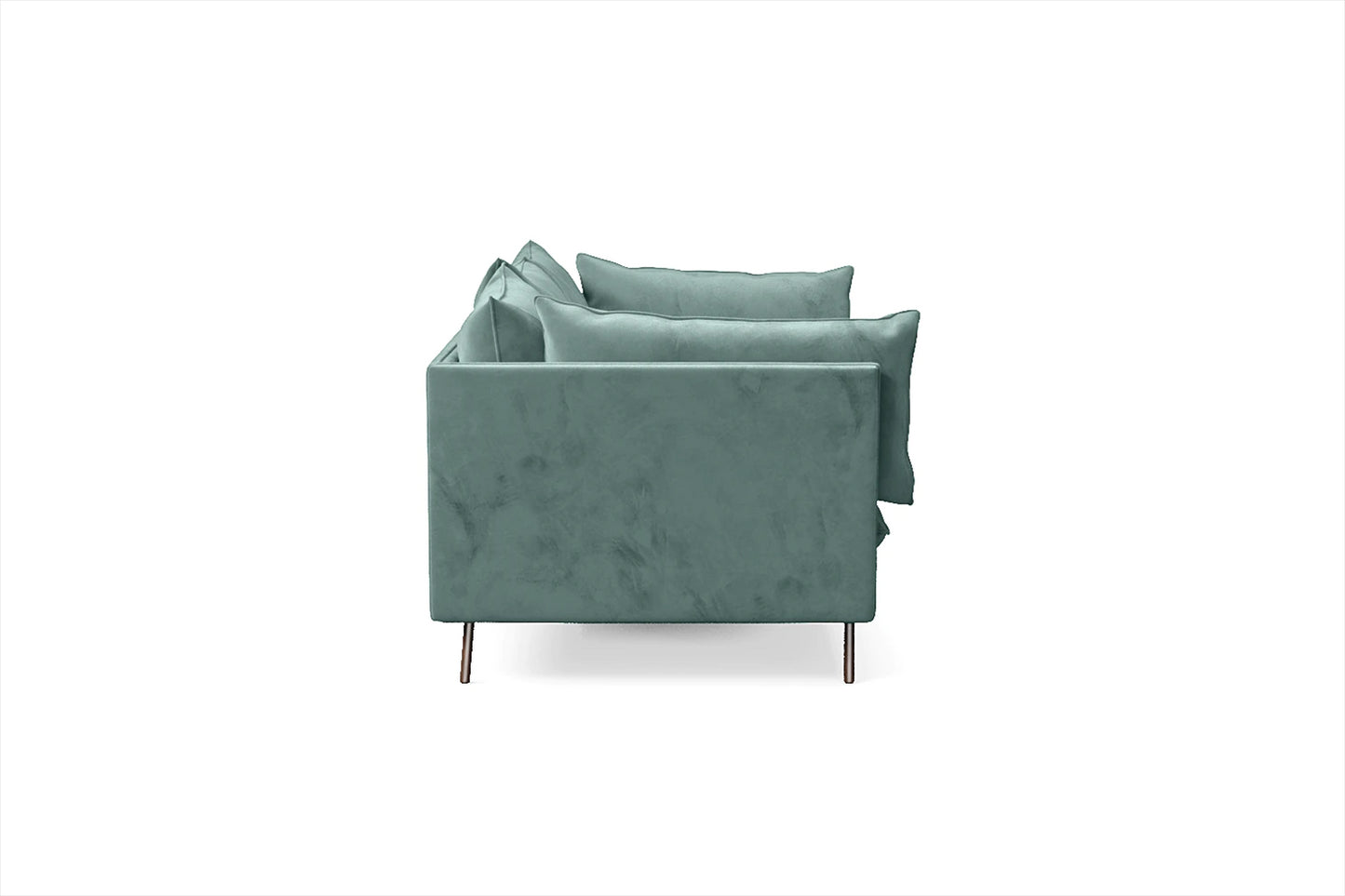 Pistoia 4 Seater Sofa Teal Velvet