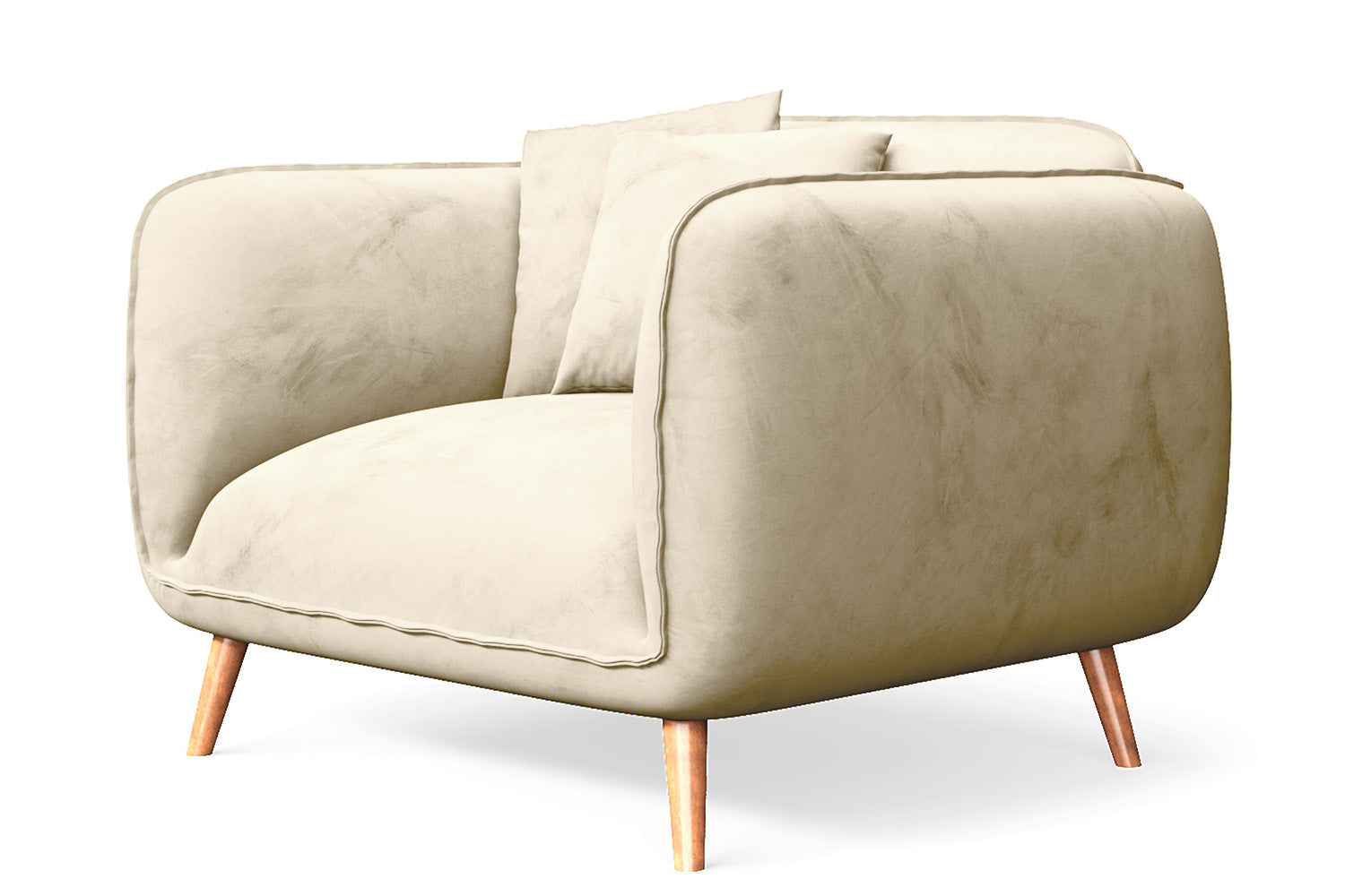 Pomezia Armchair Cream Velvet