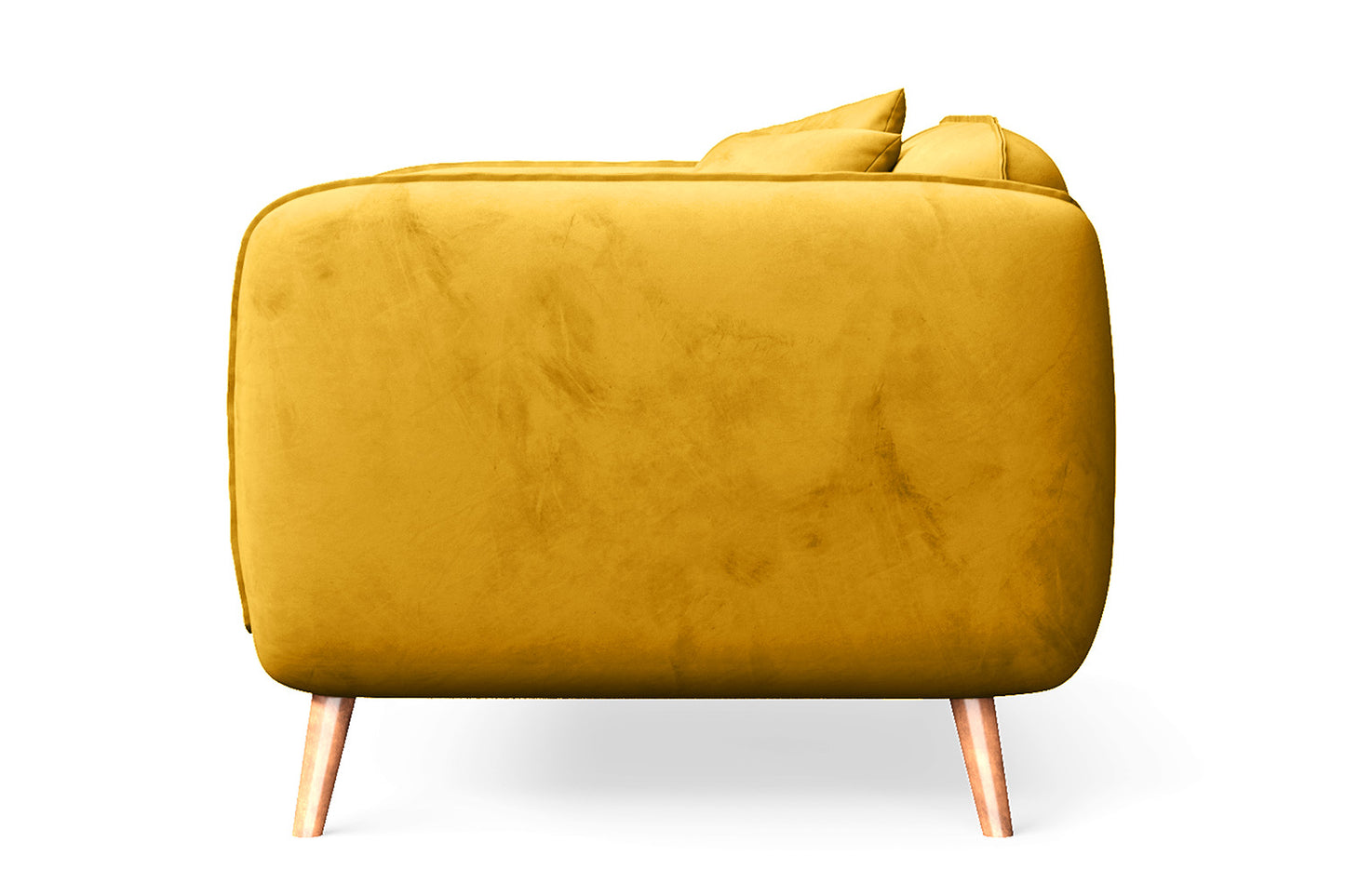 Pomezia Armchair Yellow Velvet