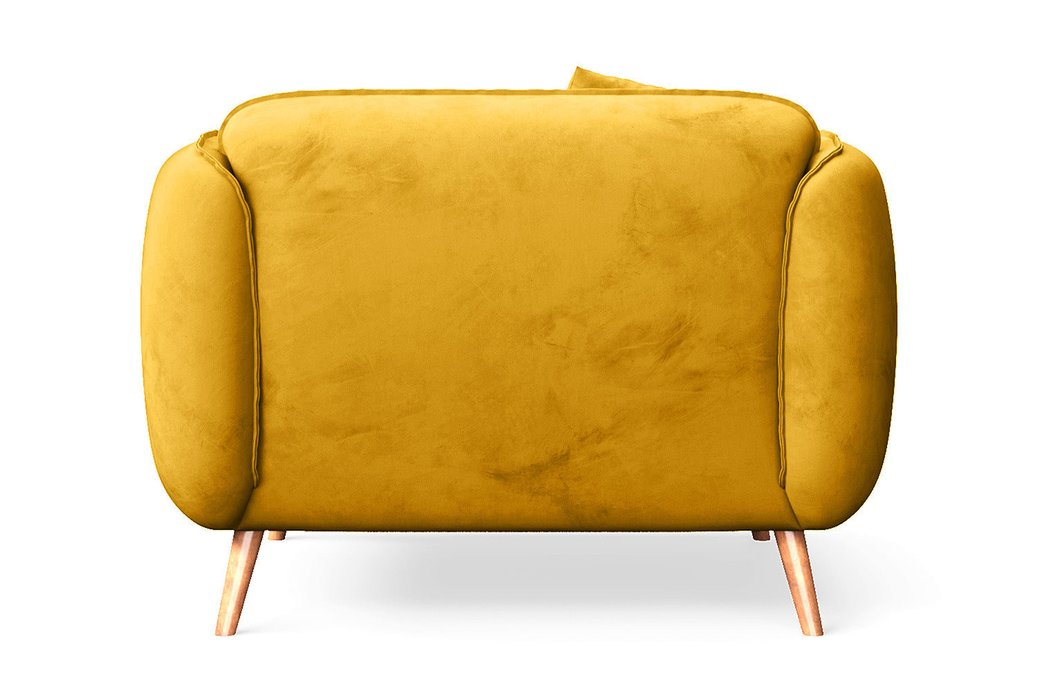 Pomezia Armchair Yellow Velvet