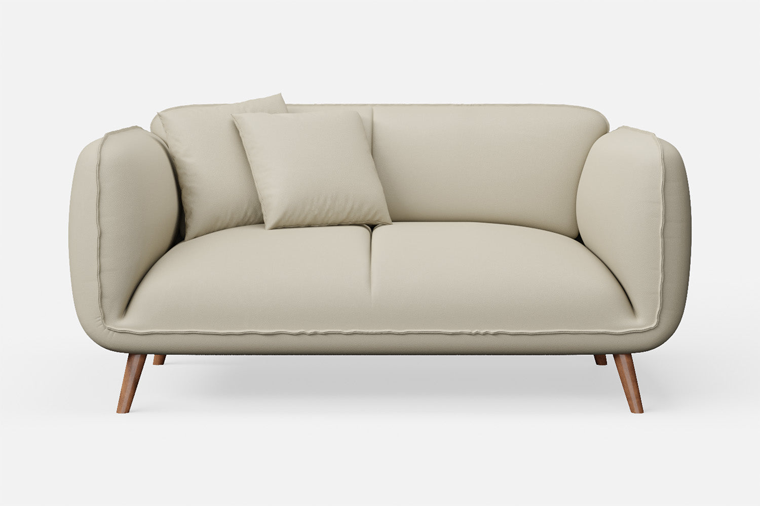 Pomezia 2 Seater Sofa Cream Leather