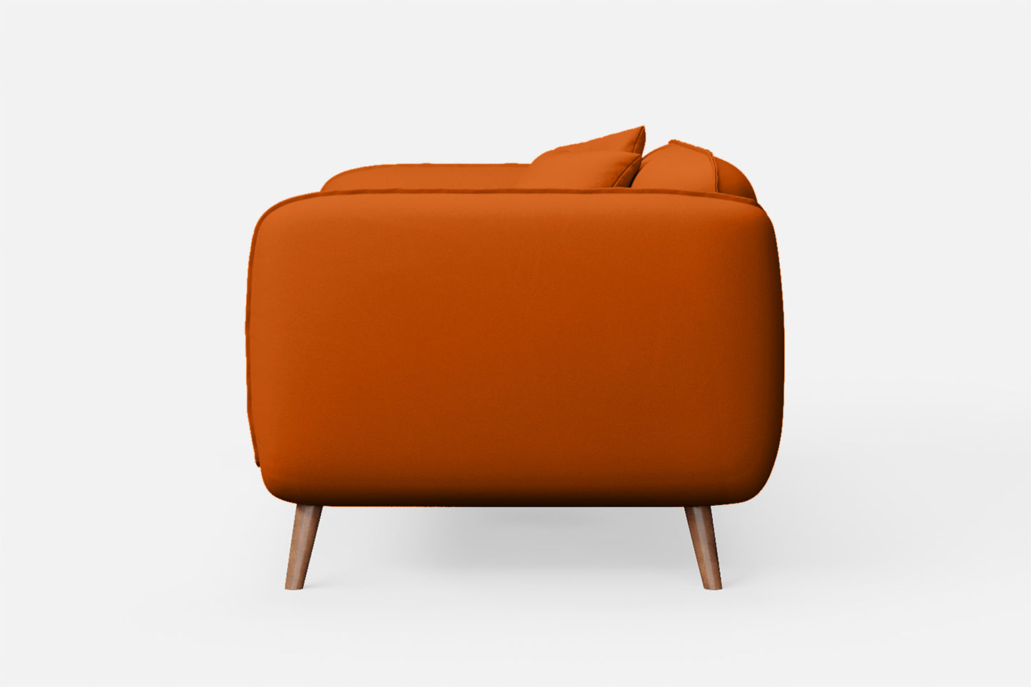 Pomezia 2 Seater Sofa Orange Leather