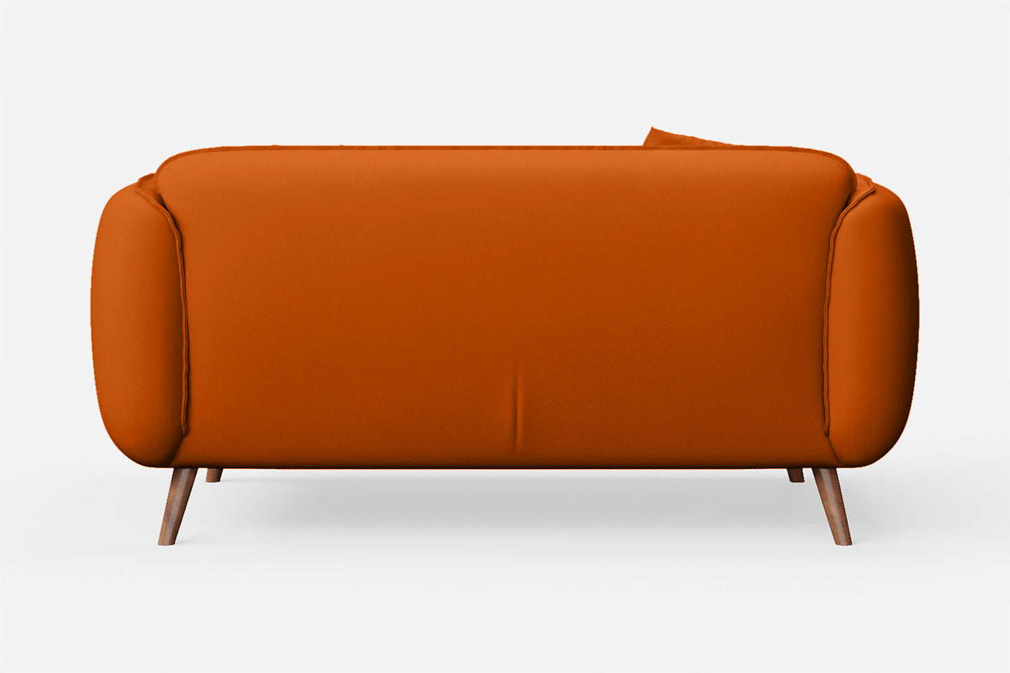 Pomezia 2 Seater Sofa Orange Leather