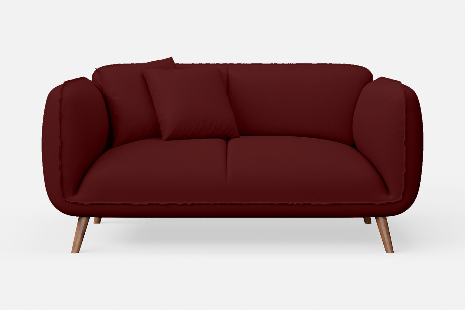 Pomezia 2 Seater Sofa Red Leather