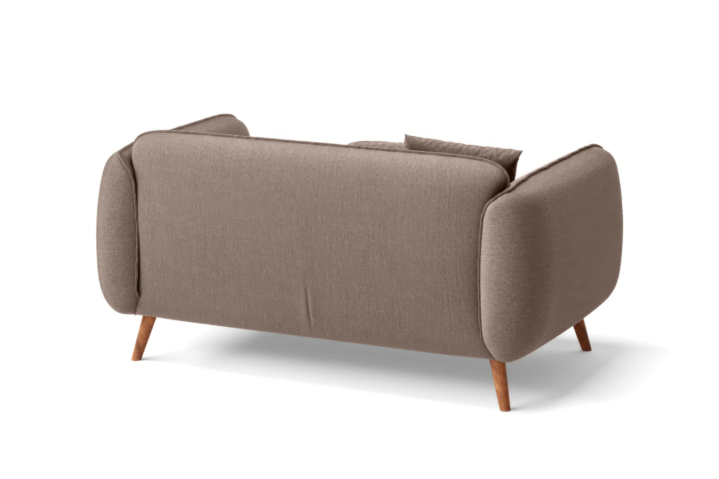 Pomezia 2 Seater Sofa Caramel Linen Fabric