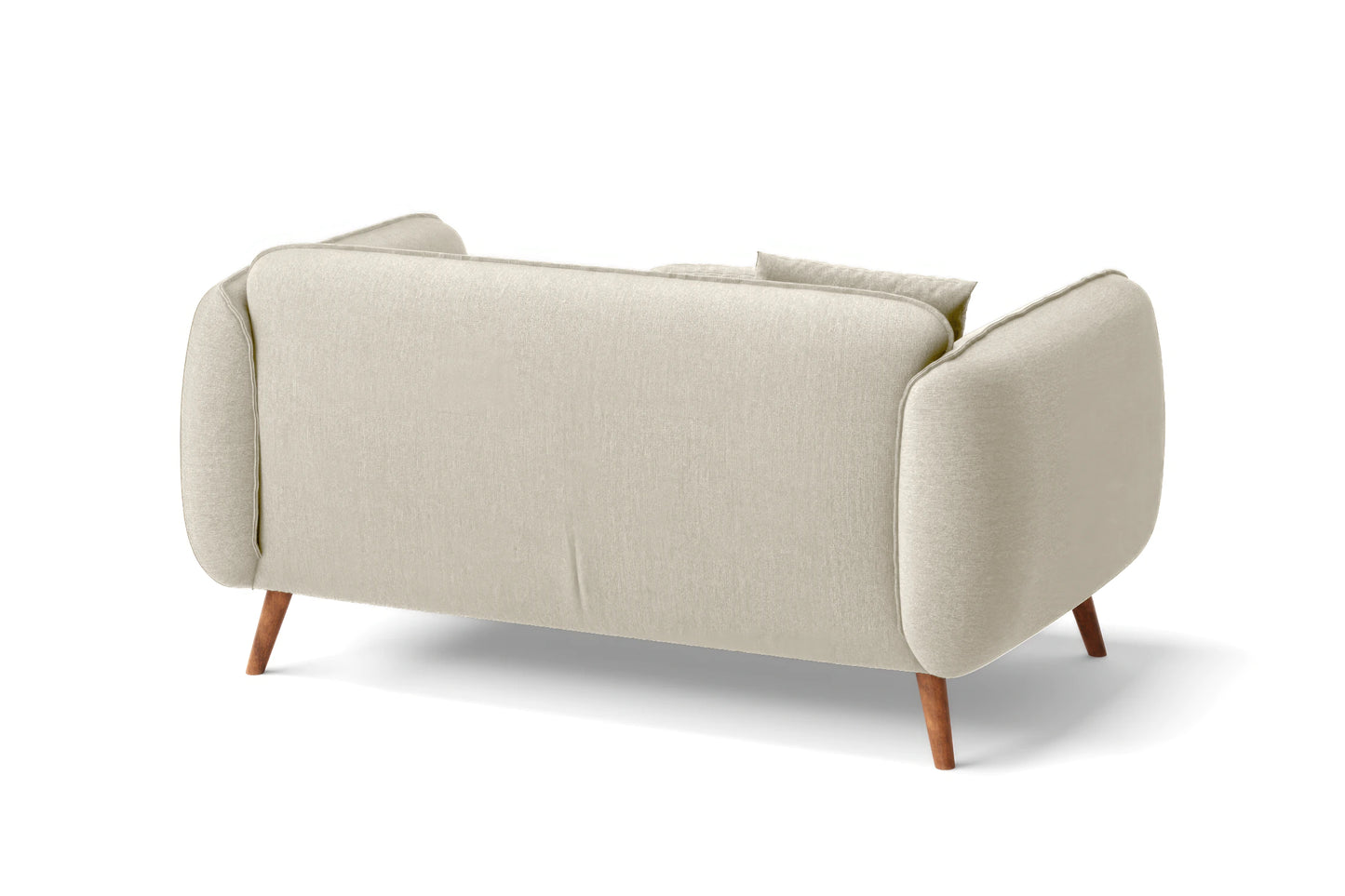 Pomezia 2 Seater Sofa Cream Linen Fabric