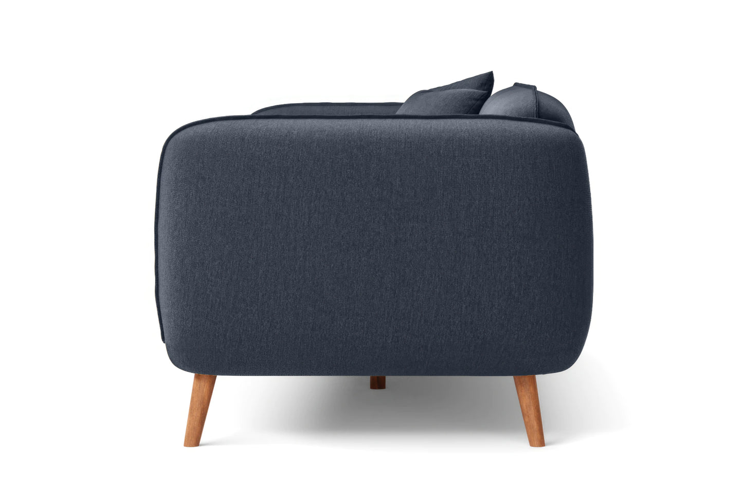 Pomezia 2 Seater Sofa Dark Blue Linen Fabric