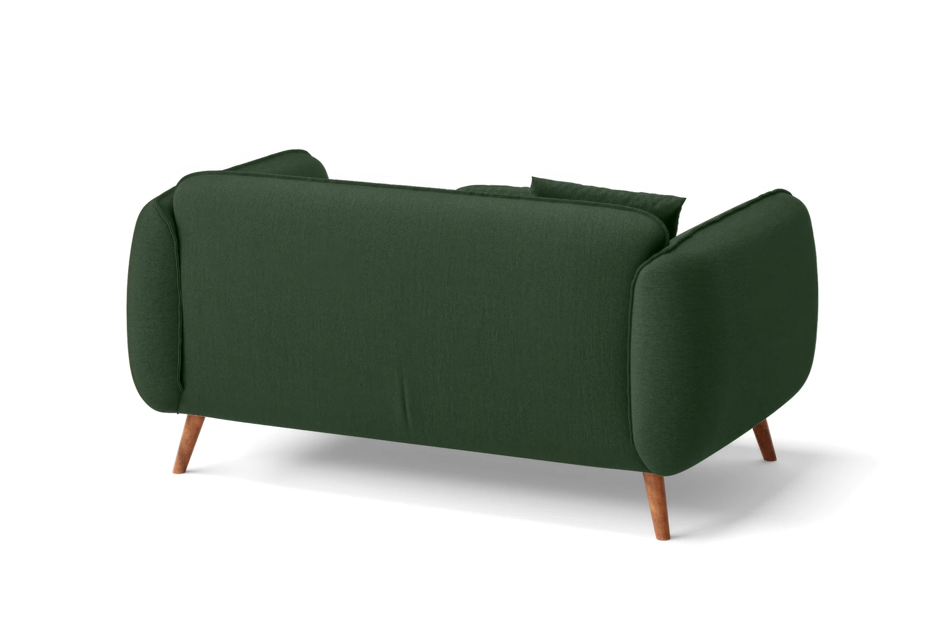 Pomezia 2 Seater Sofa Forest Green Linen Fabric