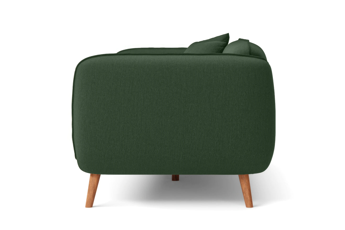 Pomezia 2 Seater Sofa Forest Green Linen Fabric