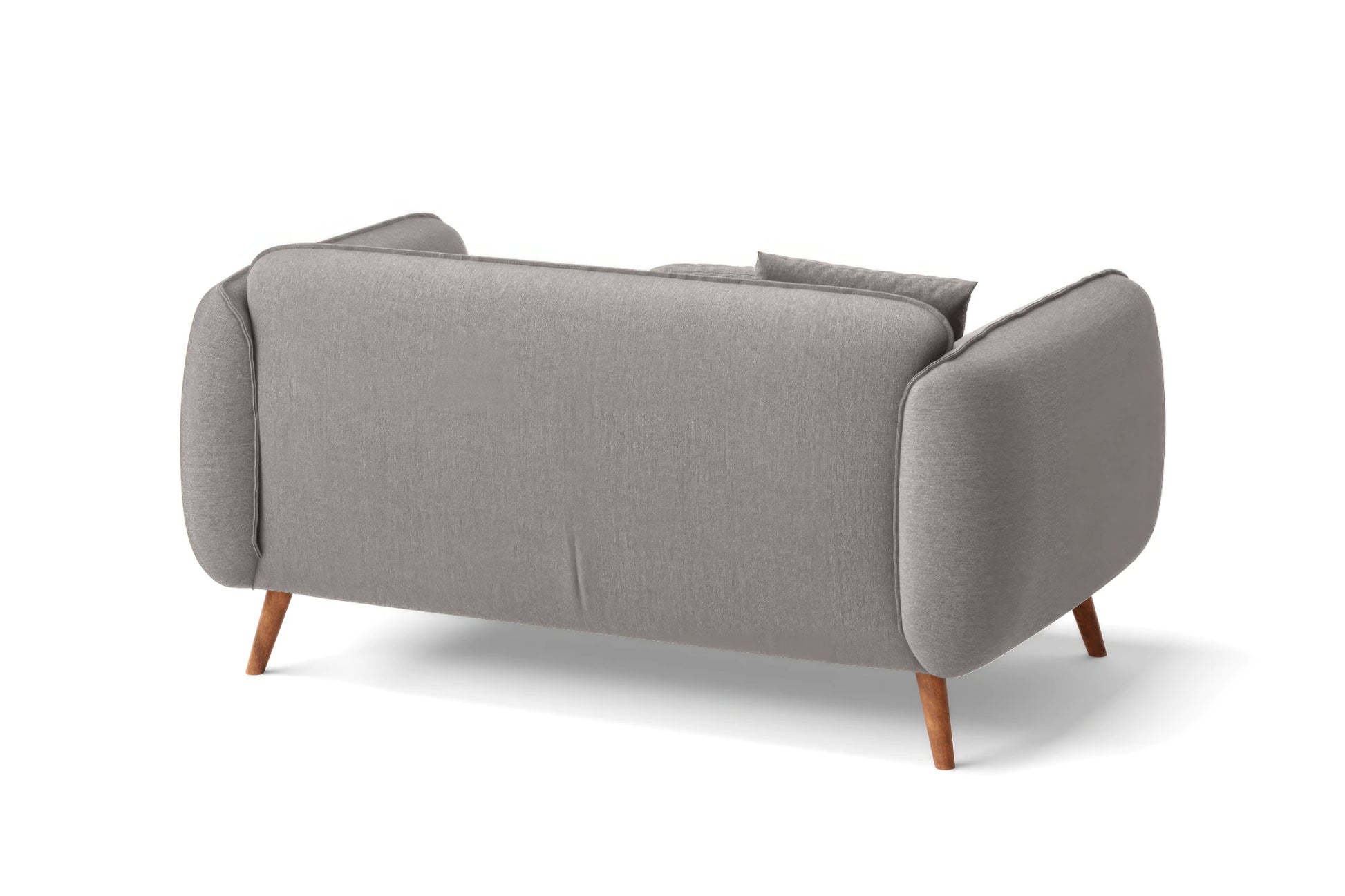 Pomezia 2 Seater Sofa Grey Linen Fabric