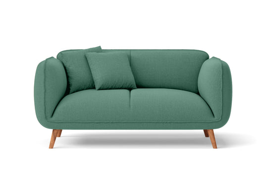 Pomezia 2 Seater Sofa Mint Green Linen Fabric