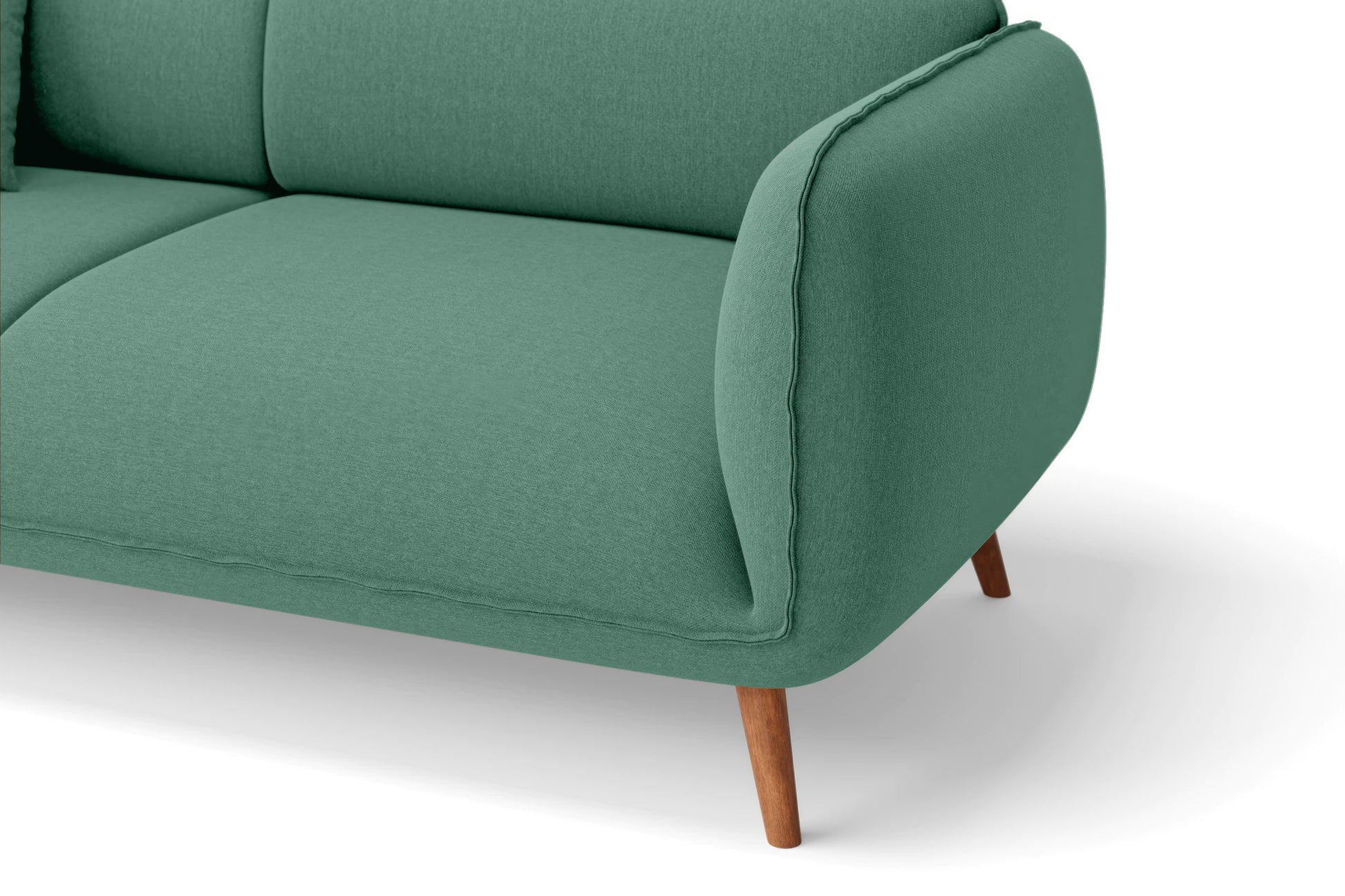 Pomezia 2 Seater Sofa Mint Green Linen Fabric