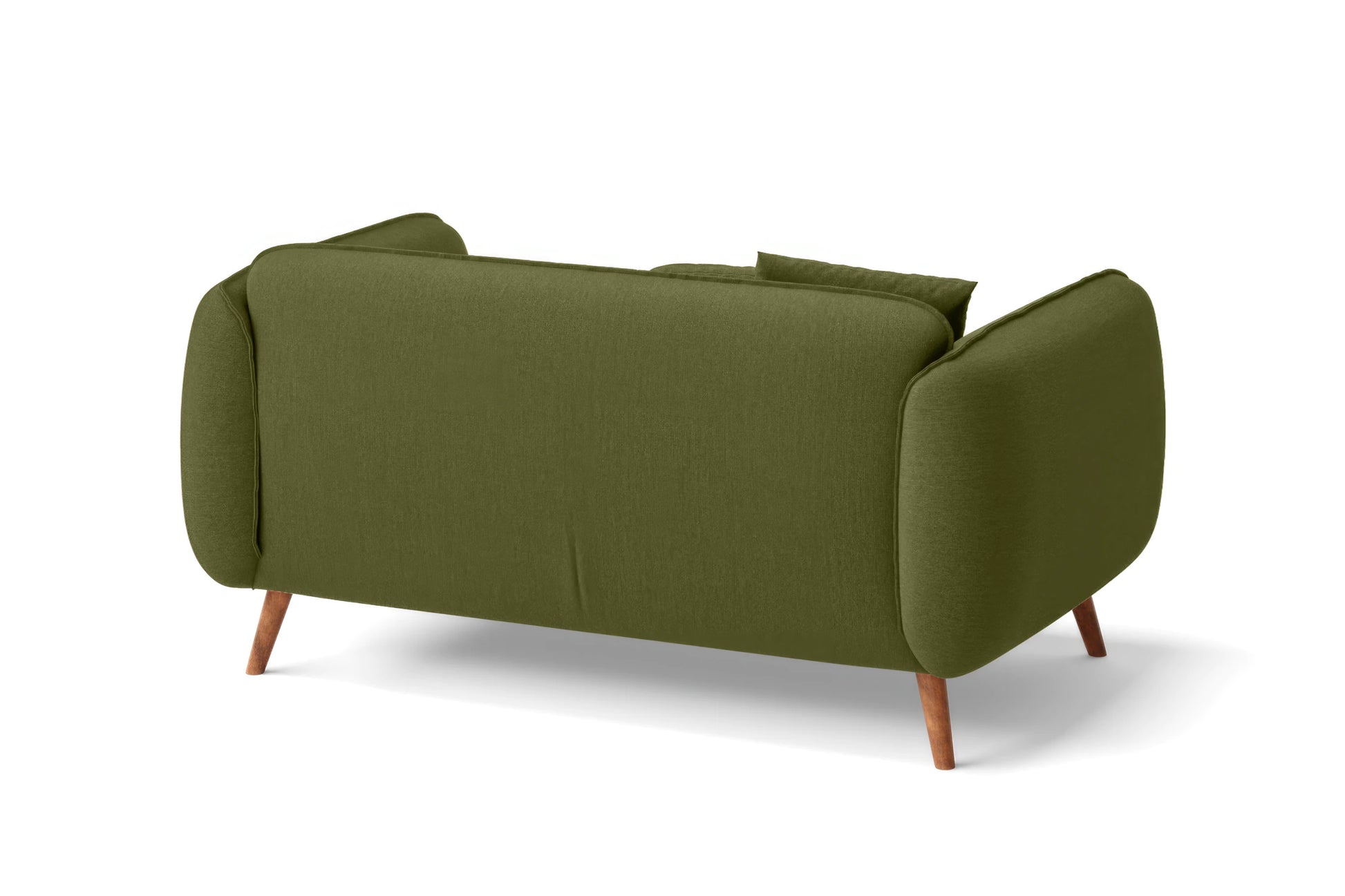 Pomezia 2 Seater Sofa Olive Linen Fabric