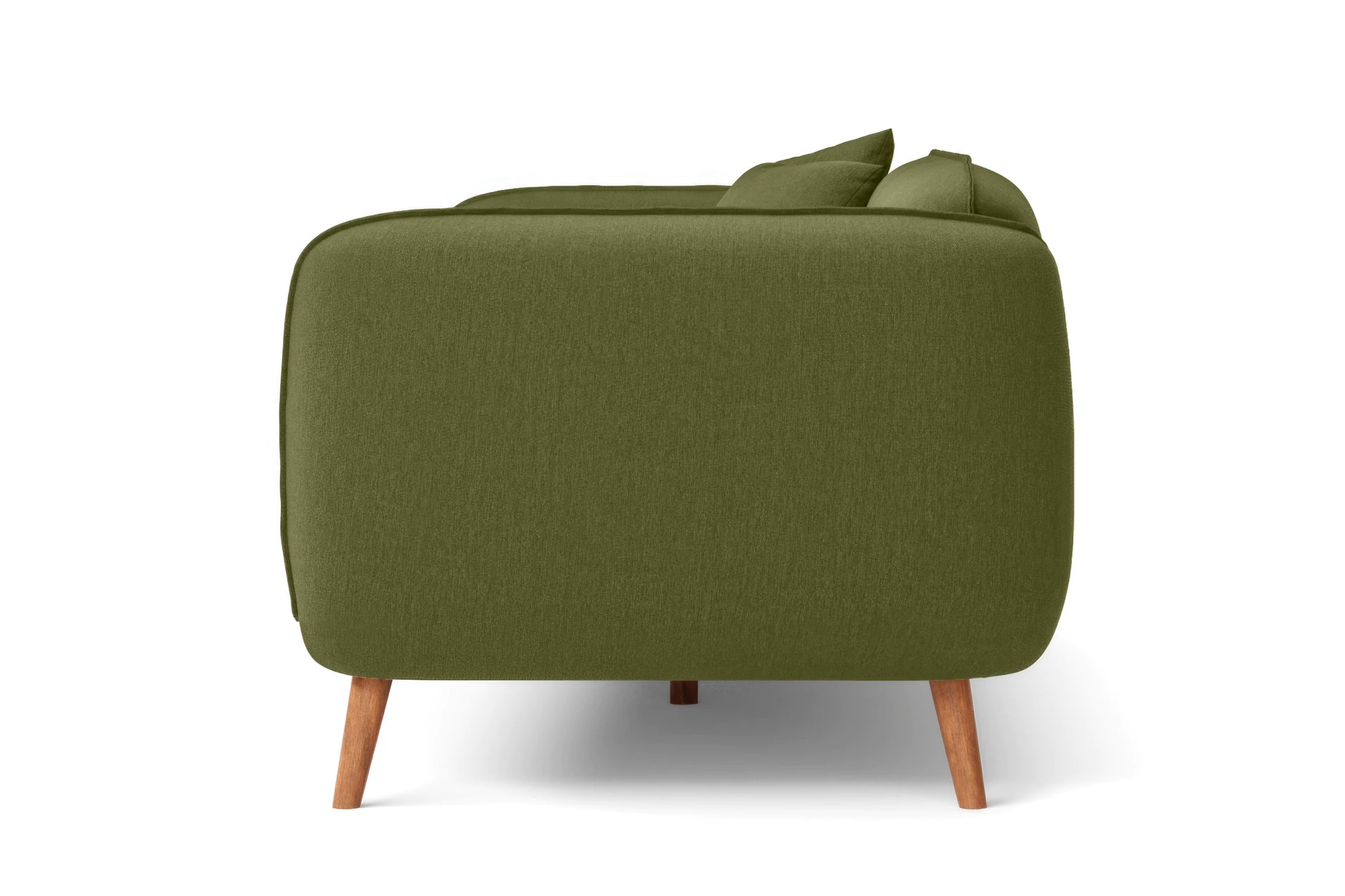 Pomezia 2 Seater Sofa Olive Linen Fabric