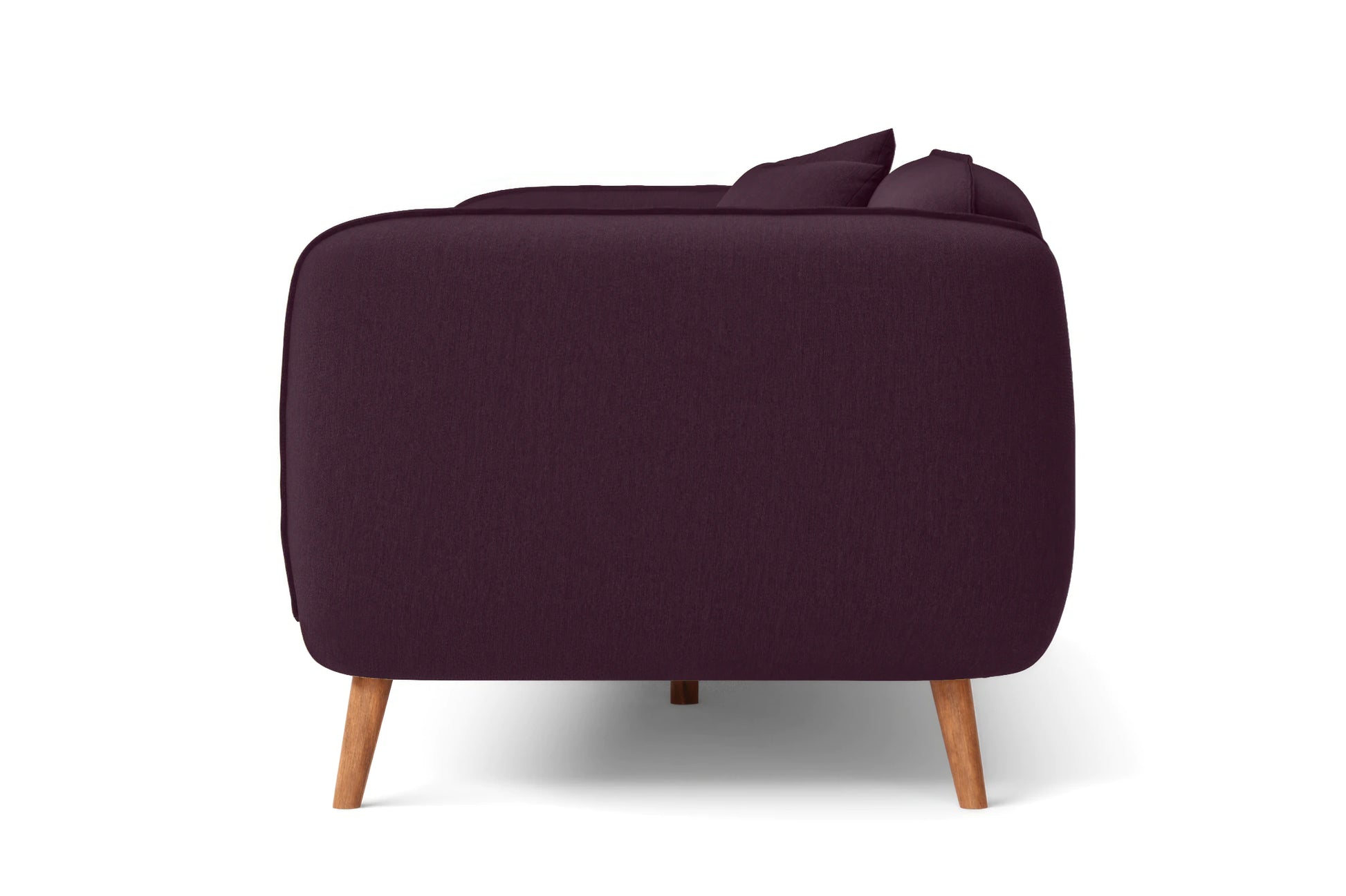 Pomezia 2 Seater Sofa Purple Linen Fabric