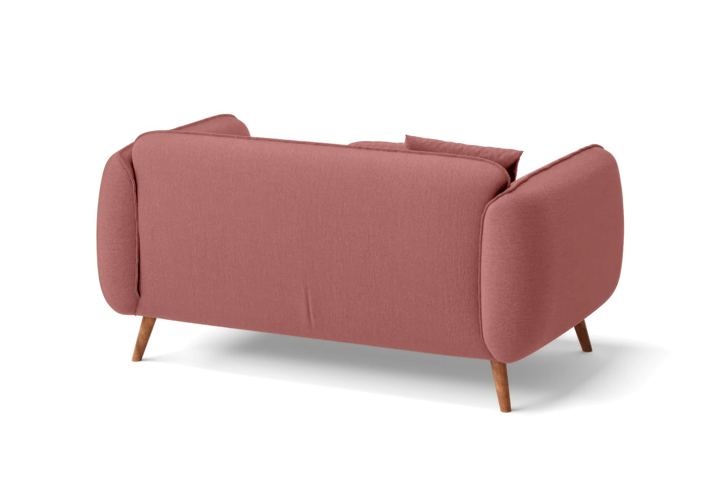 Pomezia 2 Seater Sofa Rose Pink Linen Fabric