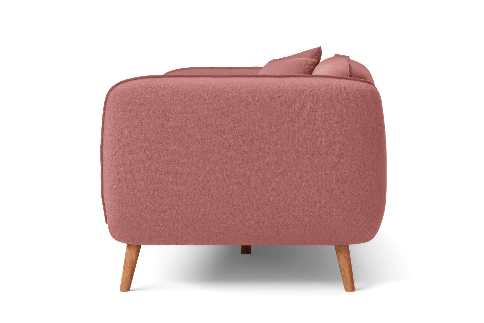 Pomezia 2 Seater Sofa Rose Pink Linen Fabric