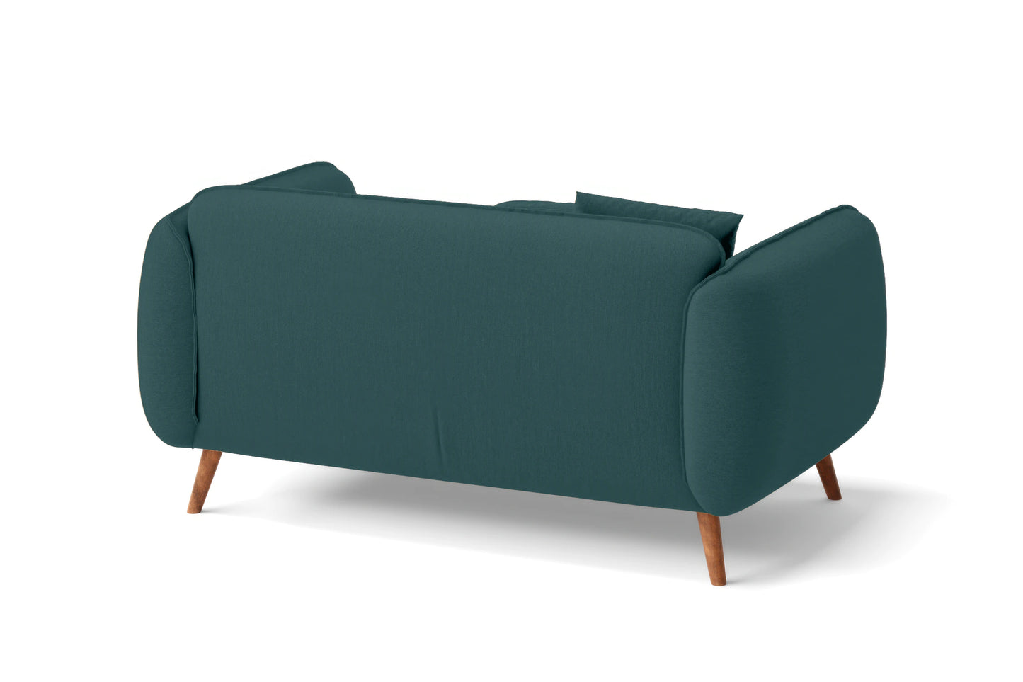 Pomezia 2 Seater Sofa Teal Linen Fabric