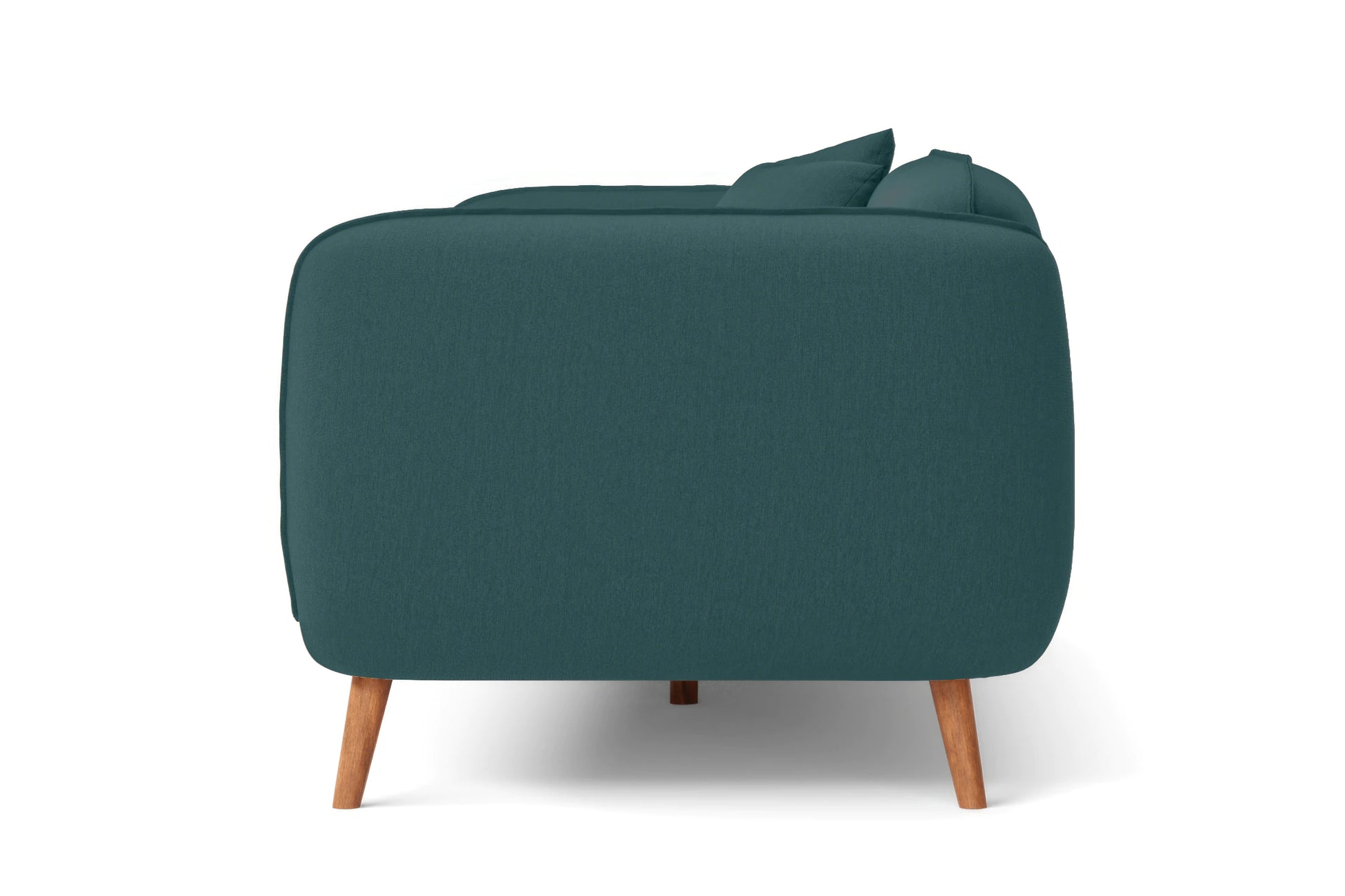 Pomezia 2 Seater Sofa Teal Linen Fabric