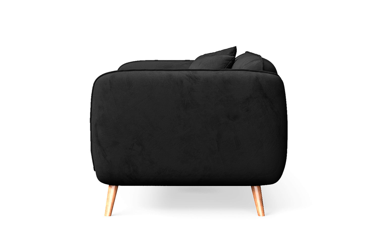 Pomezia 2 Seater Sofa Black Velvet