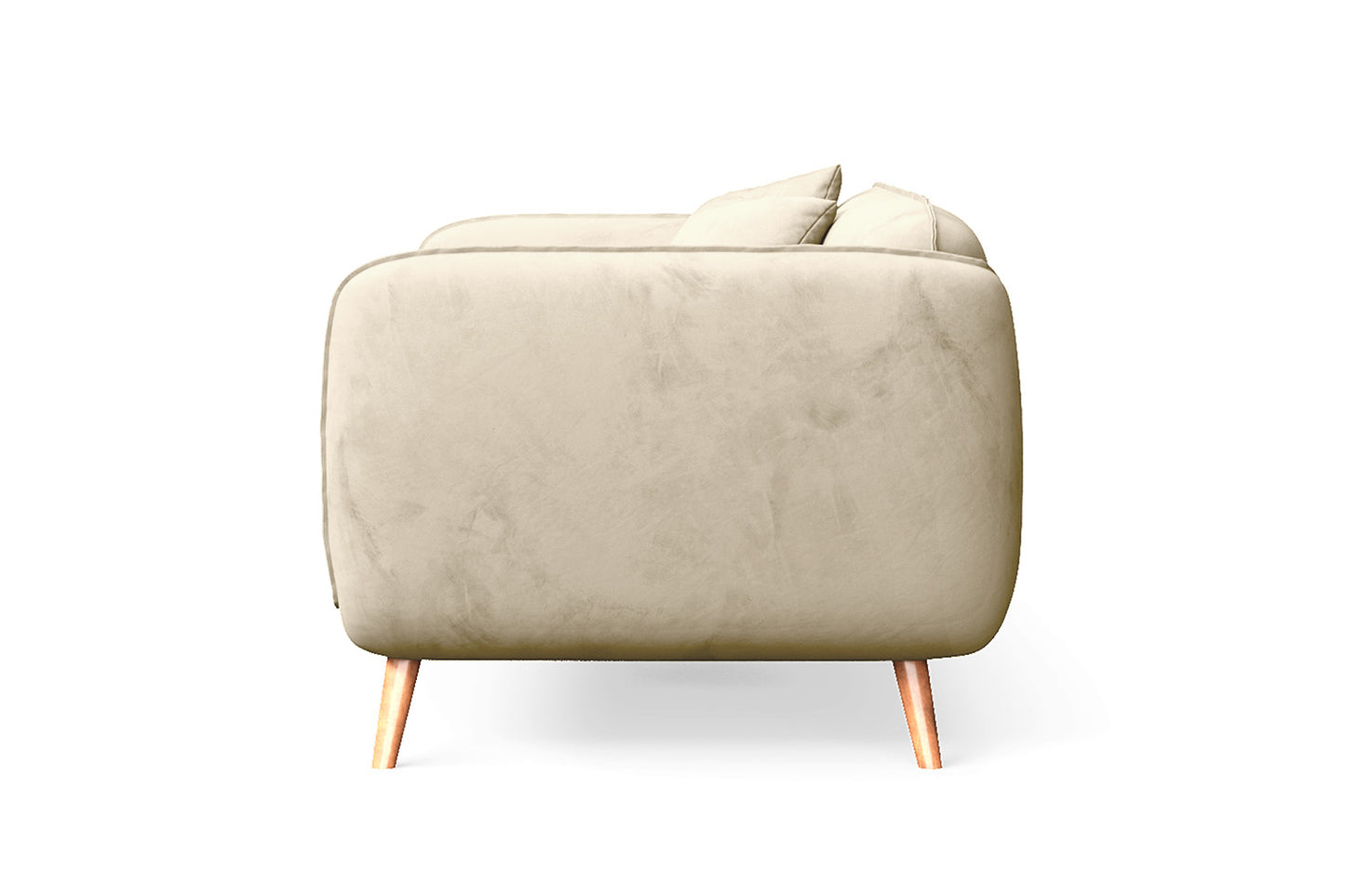 Pomezia 2 Seater Sofa Cream Velvet