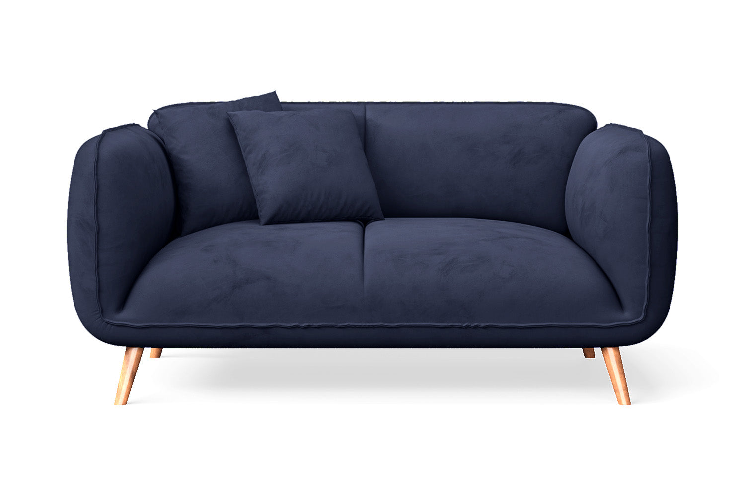 Pomezia 2 Seater Sofa Dark Blue Velvet