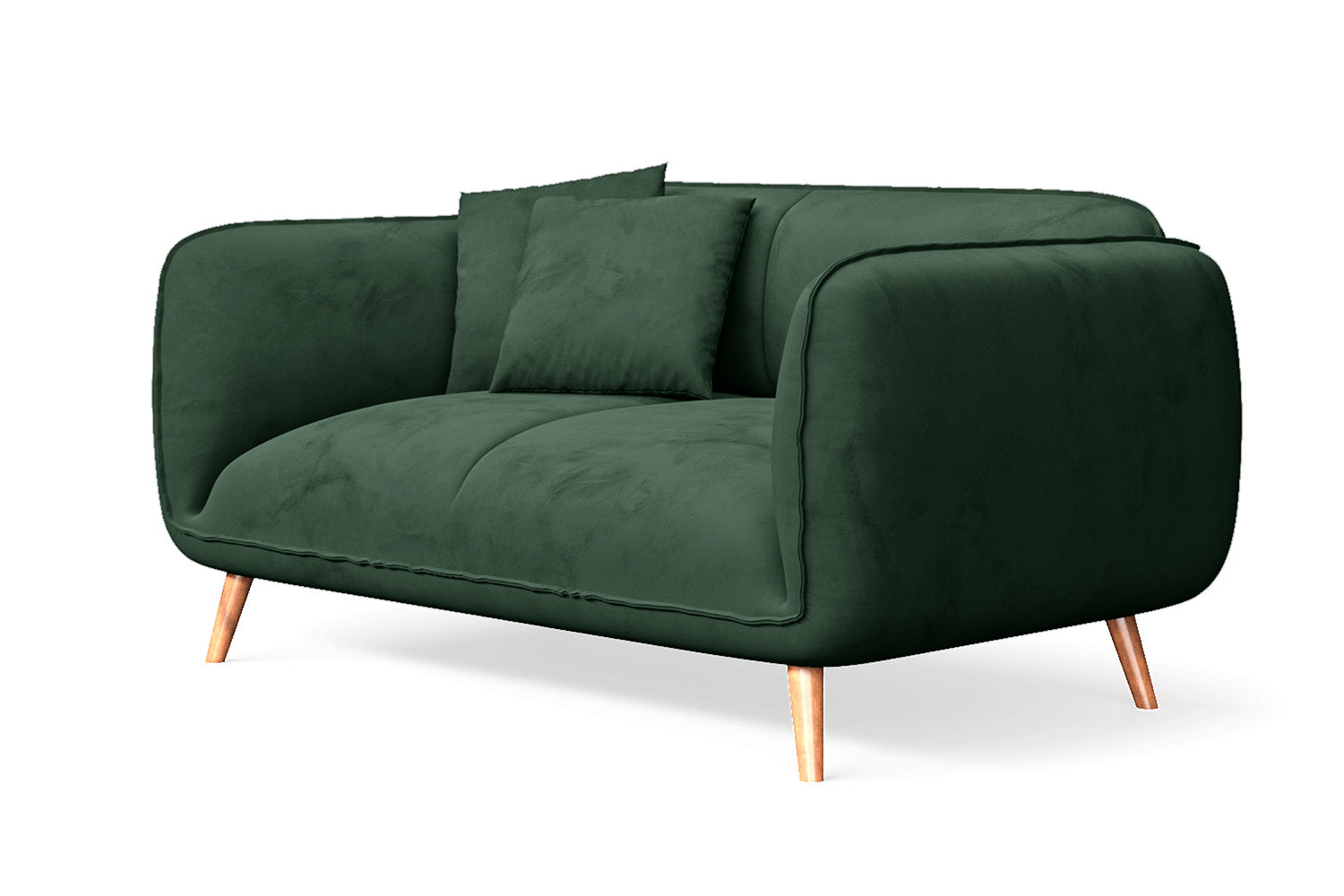 Pomezia 2 Seater Sofa Green Velvet